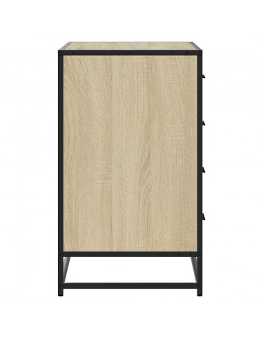 Cassettiera Rovere Sonoma 70x41x70 cm in Legno Multistrato