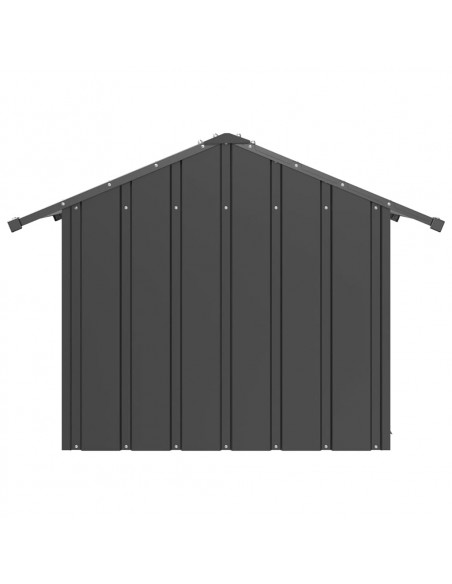 Casetta per Cani con Tetto 85x107x81 cm Acciaio Zincato