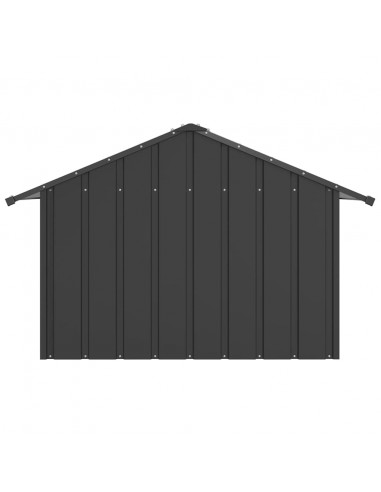 Casetta per Cani con Tetto 83x130x85 cm Acciaio Zincato