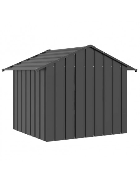 Casetta per Cani con Tetto 131x101x102 cm Acciaio Zincato