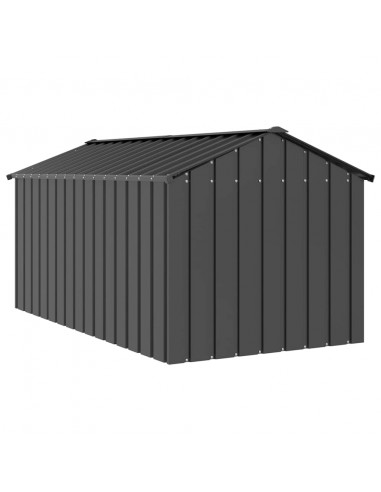 Casetta per Cani con Tetto 114x202x101 cm Acciaio Zincato