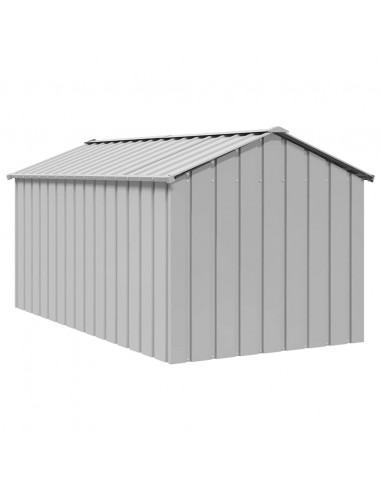 Casetta per Cani con Tetto 114x202x101 cm Acciaio Zincato