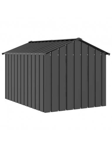 Casetta per Cani con Tetto 113x153x101 cm Acciaio Zincato