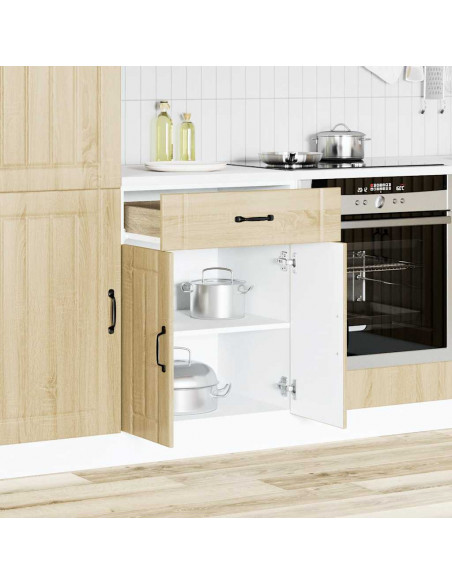 Base da Cucina Lucca Rovere Sonoma in Legno Multistrato
