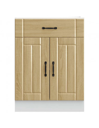 Base da Cucina Lucca Rovere Sonoma in Legno Multistrato