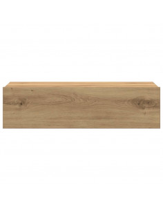 Comodino Rovere Artigianale 60x35 cm in Legno Multistrato
