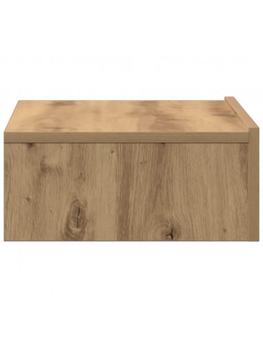 Comodino Rovere Artigianale 60x35 cm in Legno Multistrato