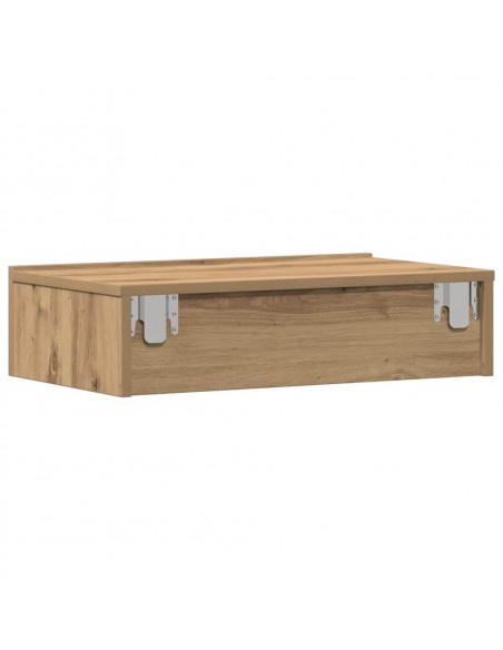Comodino Rovere Artigianale 60x35 cm in Legno Multistrato
