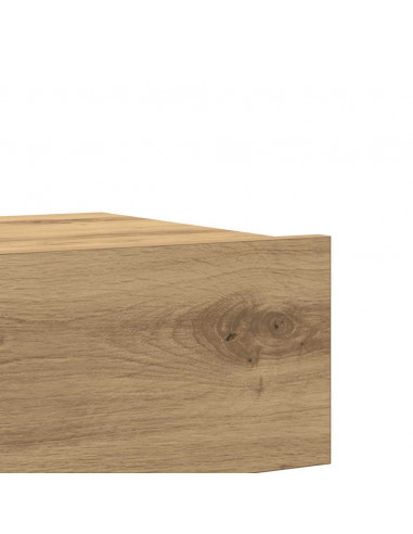 Comodino Rovere Artigianale 60x35 cm in Legno Multistrato