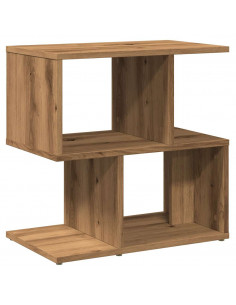 Comodino Rovere Artigianale 50x30x51,5 cm in Legno Multistrato