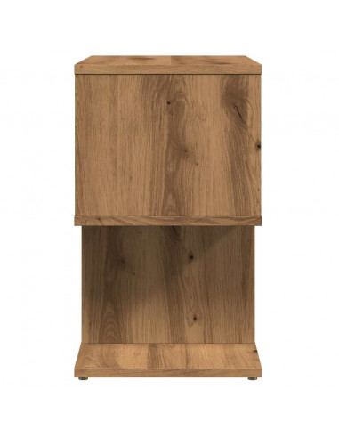 Comodino Rovere Artigianale 50x30x51,5 cm in Legno Multistrato