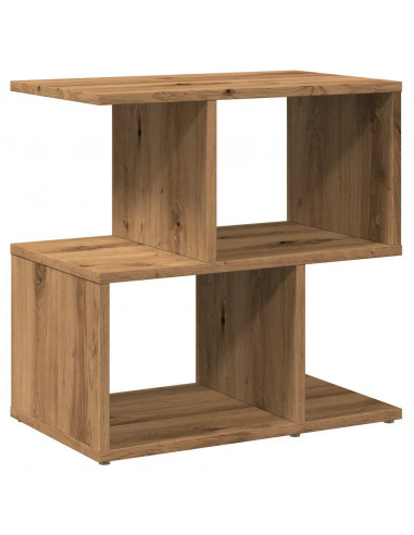 Comodino Rovere Artigianale 50x30x51,5 cm in Legno Multistrato