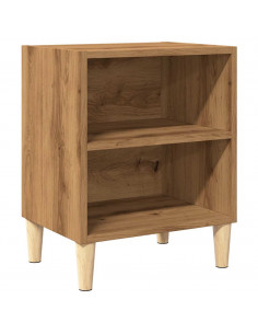 Comodino Rovere Artigianale 40x30x50 cm in Legno Multistrato