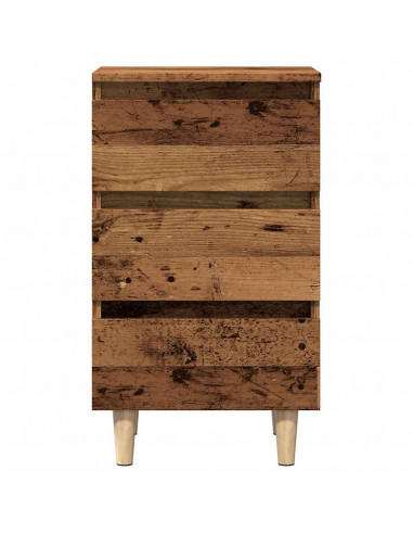 Comodino Legno Vecchio 40x35x69 cm in Legno Multistrato