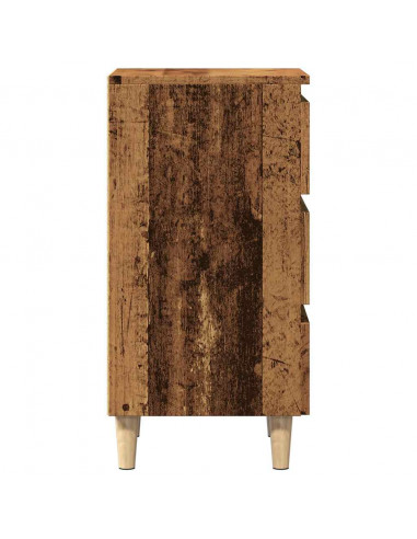 Comodino Legno Vecchio 40x35x69 cm in Legno Multistrato