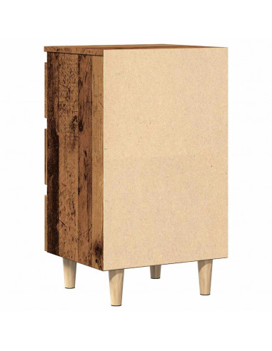 Comodino Legno Vecchio 40x35x69 cm in Legno Multistrato