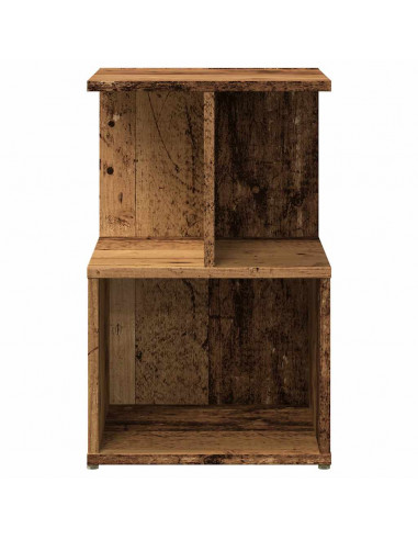 Comodino Legno Vecchio 35x35x55 cm in Legno Multistrato