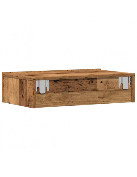 Comodino Legno Antico 60x35 cm in Legno Multistrato