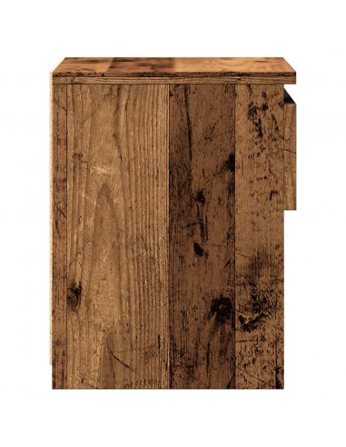 Comodino Legno Antico 40x30x39 cm in Legno Multistrato