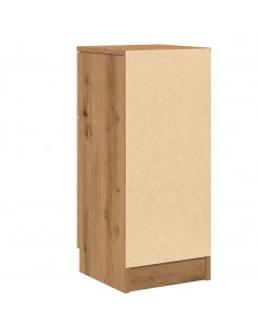 Credenze 2 pz Rovere Artigianale 30x30x70 cm Legno Multistrato