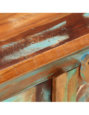 Credenza con 2 Ante 55x30x70 cm in Legno Massello di Recupero