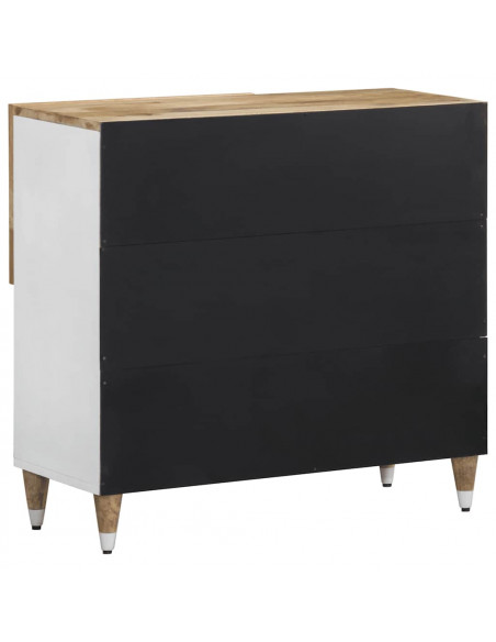Credenza 80x33,5x75 cm in Legno Massello di Mango