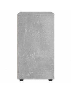 Credenza VISNES Grigio Cemento 60x40x73 cm in Legno Multistrato