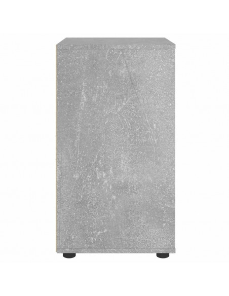 Credenza VISNES Grigio Cemento 60x40x73 cm in Legno Multistrato