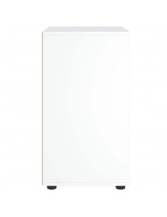 Credenza VISNES Bianca 60x40x73 cm in Legno Multistrato