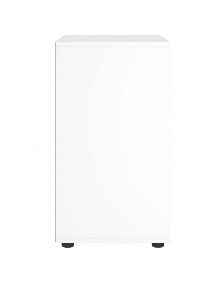 Credenza VISNES Bianca 60x40x73 cm in Legno Multistrato