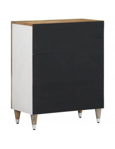 Credenza 60x33,5x75 cm in Legno Massello di Mango