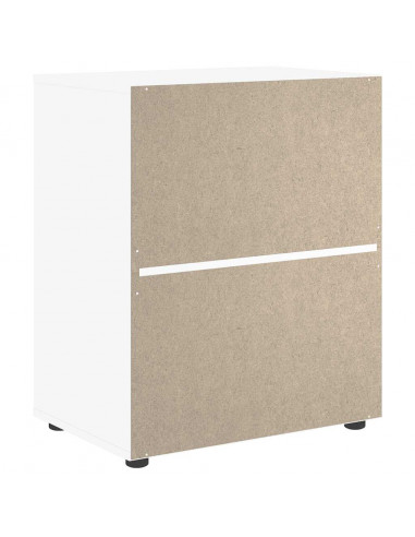 Credenza VISNES Bianca 60x40x73 cm in Legno Multistrato