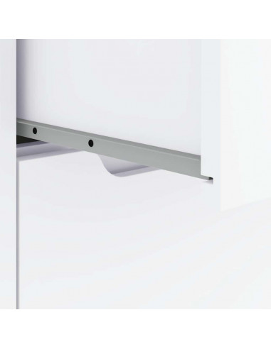 Credenza VISNES Bianca 60x40x73 cm in Legno Multistrato