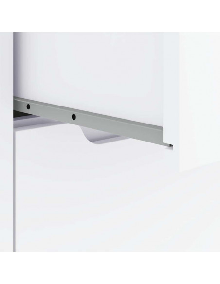 Credenza VISNES Bianca 60x40x73 cm in Legno Multistrato