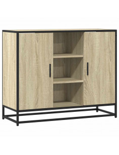Credenza Rovere Sonoma 92x35x76 cm in Legno Multistrato