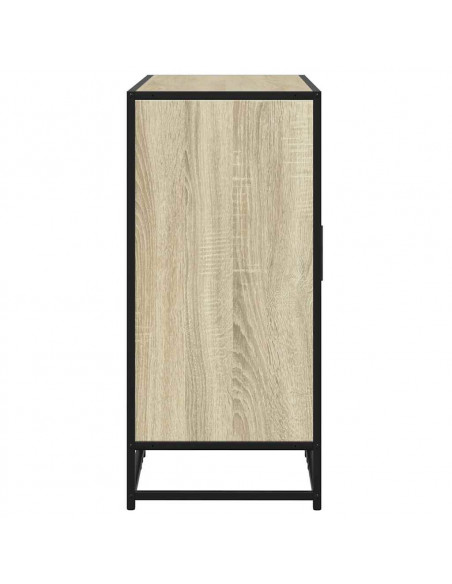 Credenza Rovere Sonoma 92x35x76 cm in Legno Multistrato