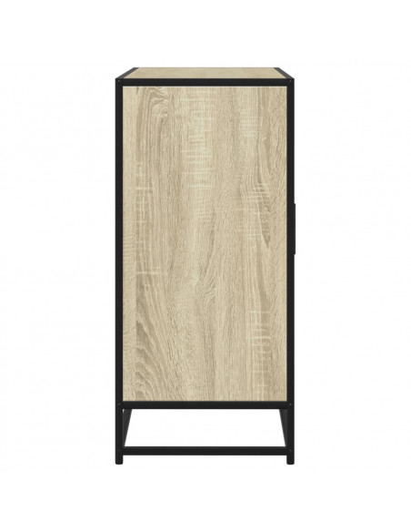 Credenza Rovere Sonoma 92x35x76 cm in Legno Multistrato
