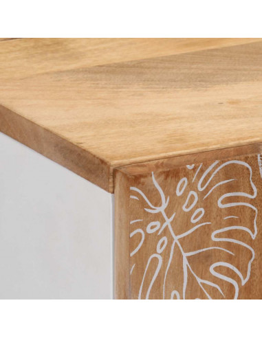 Credenza 60x33,5x100 cm in Legno Massello di Mango