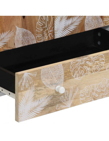 Credenza 60x33,5x100 cm in Legno Massello di Mango