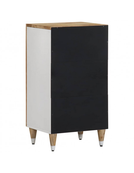 Credenza 40x33,5x75 cm in Legno Massello di Mango