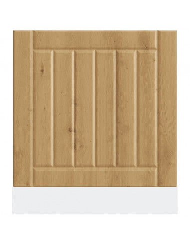 Pannello Lavastoviglie Rovere Artigianale Legno Multistrato