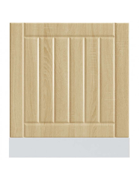 Pannello Lavastoviglie Lucca Rovere Sonoma in Legno Multistrato