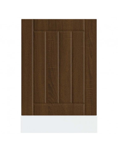 Pannello Lavastoviglie Lucca Rovere Marrone Legno Multistrato