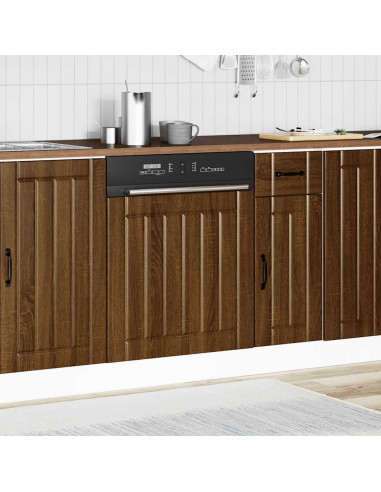 Pannello Lavastoviglie Lucca Rovere Marrone Legno Multistrato