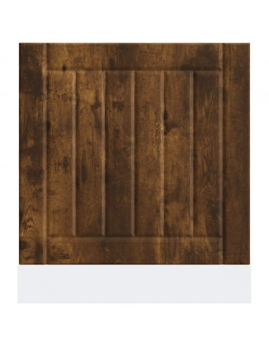 Pannello Lavastoviglie Lucca Rovere Fumo in Legno Multistrato