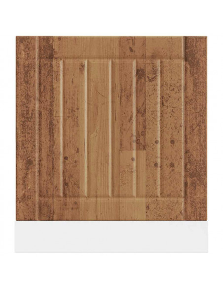 Pannello Lavastoviglie Lucca Legno Antico in Legno Multistrato