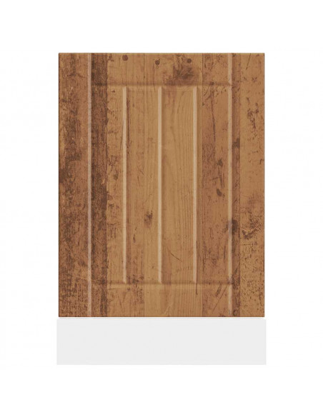 Pannello Lavastoviglie Lucca Legno Antico in Legno Multistrato