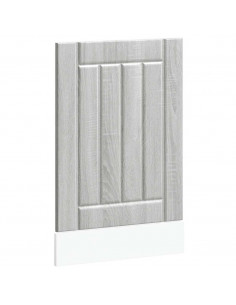 Pannello Lavastoviglie Lucca Grigio Sonoma in Legno Multistrato