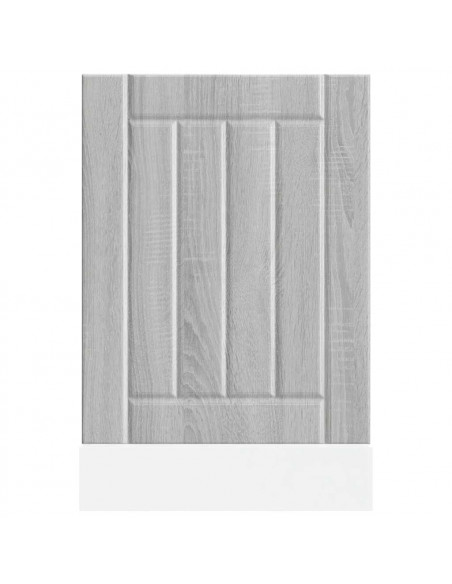 Pannello Lavastoviglie Lucca Grigio Sonoma in Legno Multistrato