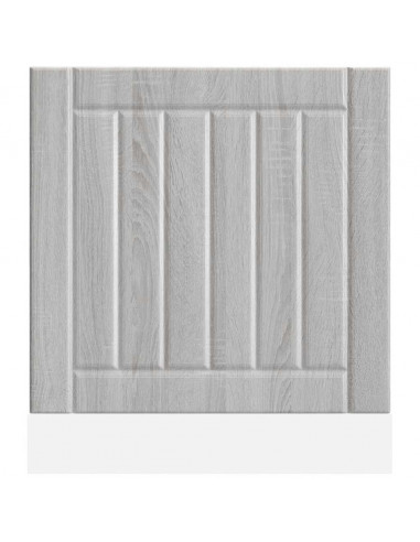 Pannello Lavastoviglie Lucca Grigio Sonoma in Legno Multistrato